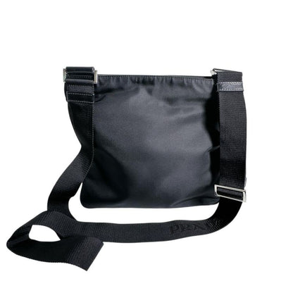 Prada Crossbody Body Bag Triangle Logo Shoulder Black