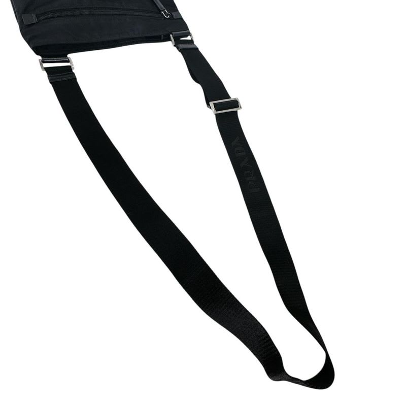 Prada Crossbody Body Bag Triangle Logo Shoulder Black