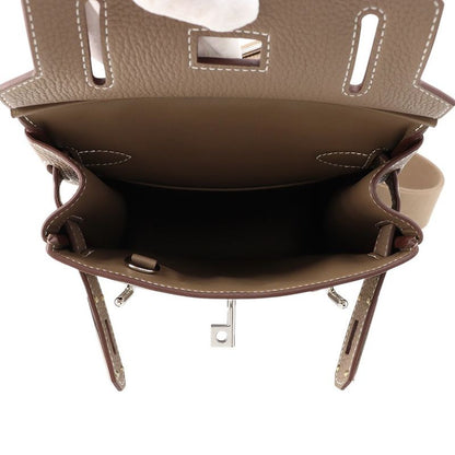 Hermes Belt Bag Kelly Hac a Dos PM Etoupe Silver Togo