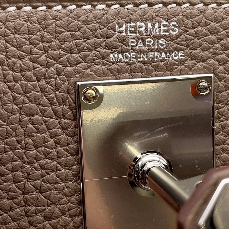Hermes Belt Bag Kelly Hac a Dos PM Etoupe Silver Togo
