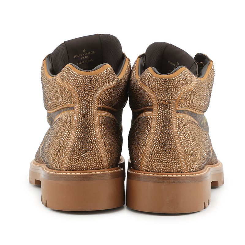 Louis Vuitton Boots Monogram Obercaun Phlain Ankle Leather