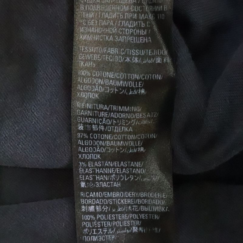 Balenciaga 22AW XXXL LOGO Embroided L S Tee Logo Embroidery Long Sleeve T-shirt