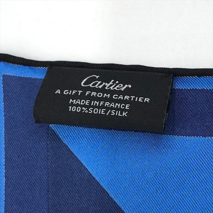 Cartier Panthère Silk Scarf Present Blue