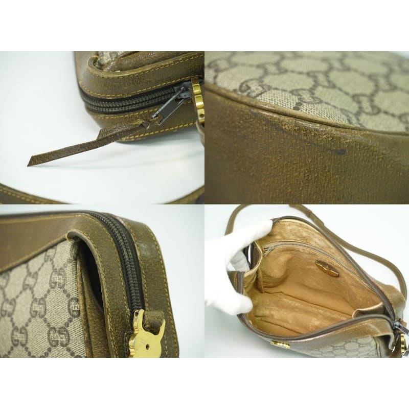 Gucci Plus GG Shoulder Bag Pochette Beige