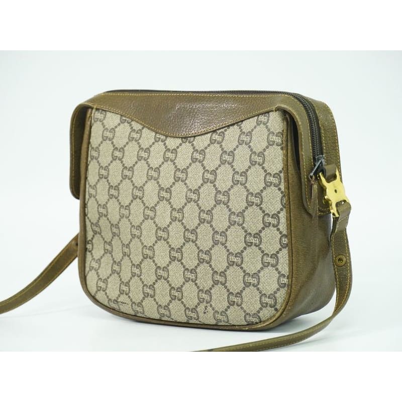 Gucci Plus GG Shoulder Bag Pochette Beige