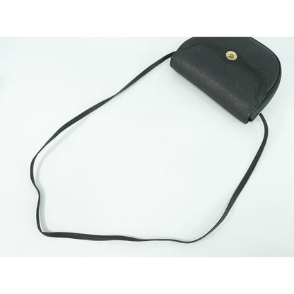 Christian Dior Honeycomb Pattern Shoulder Bag Pochette Black