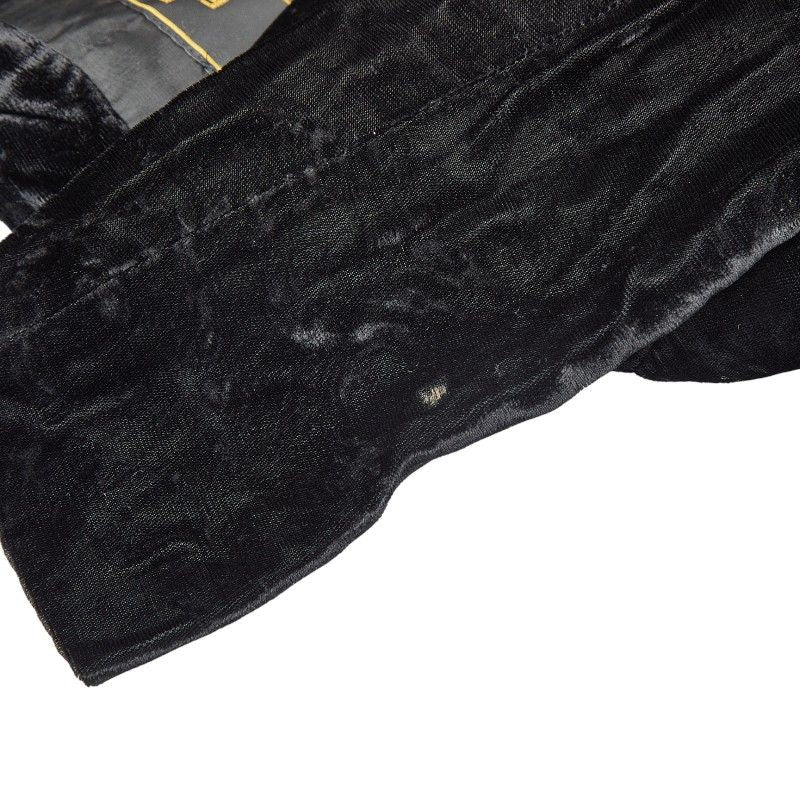 Fendi Setup Jacket Skirt Size 44 Black Velor Women's Fendi