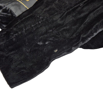 Fendi Setup Jacket Skirt Size 44 Black Velor Women's Fendi