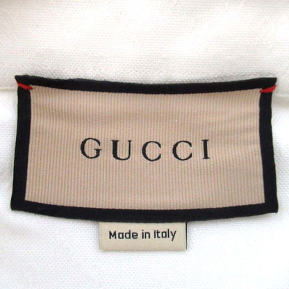 24SS Gucci GG Logo Embroidery BD Long Sleeve Oxford Shirt 742711 Size 46 170