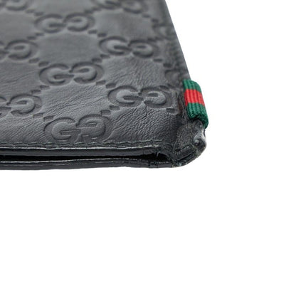 Guccissima Mobile Case Mustard Ipad Case 256575 Black Leather Women's Gucci