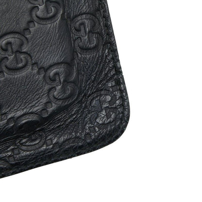 Guccissima Mobile Case Mustard Ipad Case 256575 Black Leather Women's Gucci