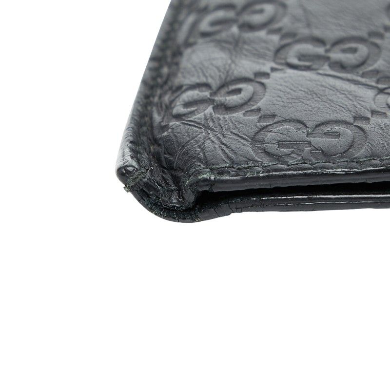 Guccissima Mobile Case Mustard Ipad Case 256575 Black Leather Women's Gucci