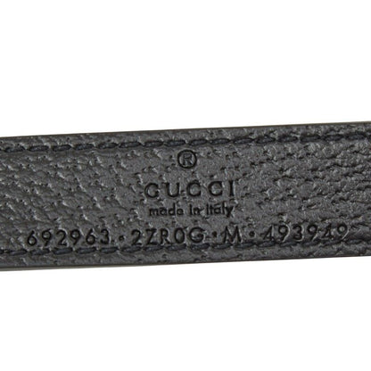 Gucci Interlocking G Pet Dog Harness Size M 692963 Black Leather Women's Gucci