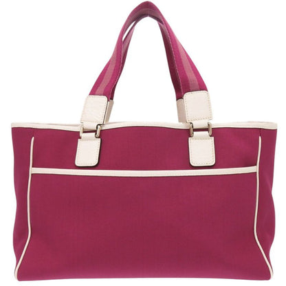 Gucci Canvas Wine Red Tote Bag 0689