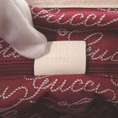 Gucci Canvas Wine Red Tote Bag 0689