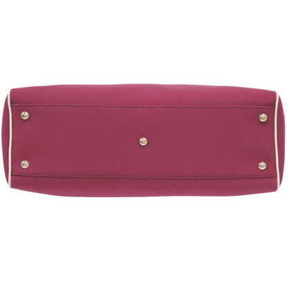 Gucci Canvas Wine Red Tote Bag 0689