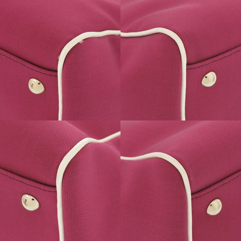 Gucci 264216 Canvas Wine Red Tote Bag 0689 Gucci