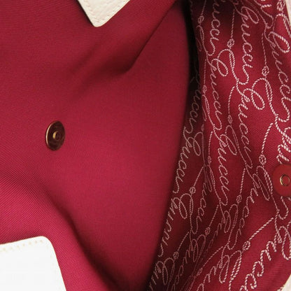 Gucci Canvas Wine Red Tote Bag 0689
