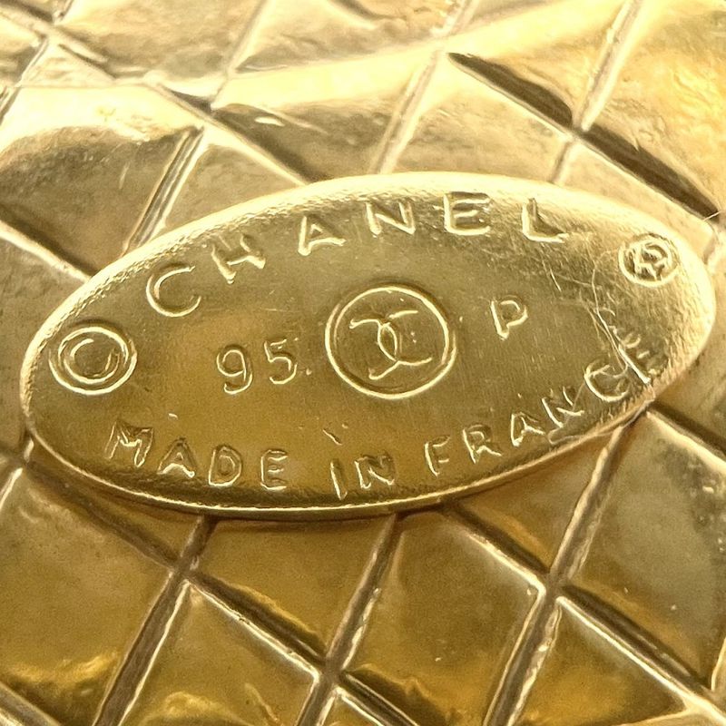 Chanel Necklace Women's Coco Mark Matelasse Motif Accessories- Bag Pendant