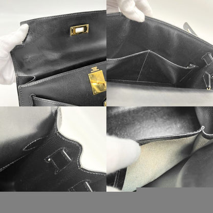 Hermes 2WAY Women's Kelly 28 Outside Sewing Handbag Shoulder Bag Hermes 〇U