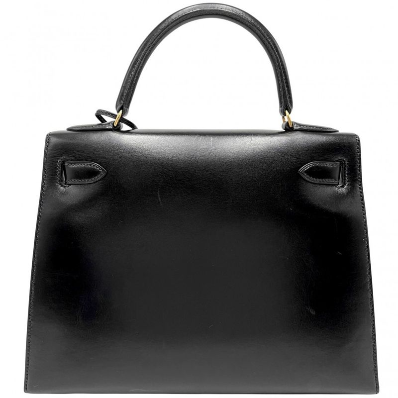 Hermes 2WAY Women's Kelly 28 Outside Sewing Handbag Shoulder Bag Hermes 〇U