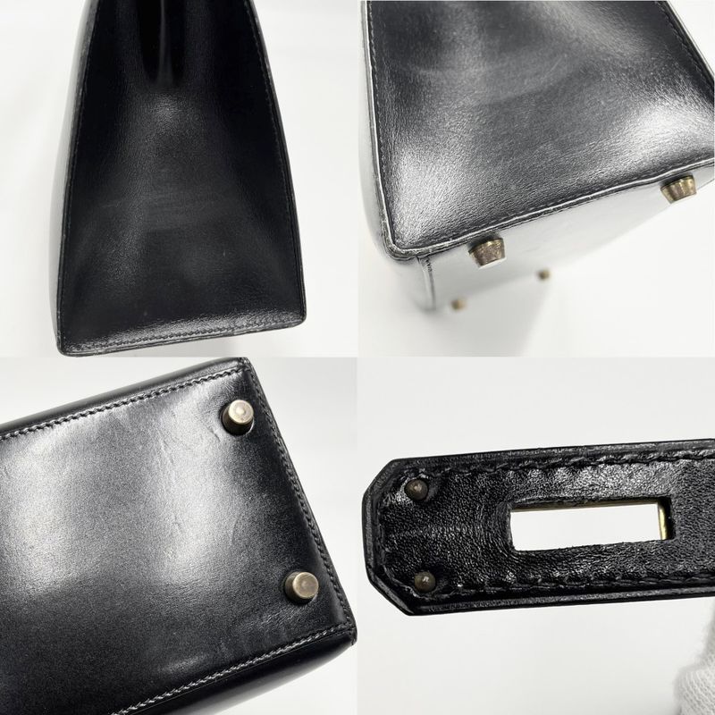 Hermes 2WAY Women's Kelly 28 Outside Sewing Handbag Shoulder Bag Hermes 〇U