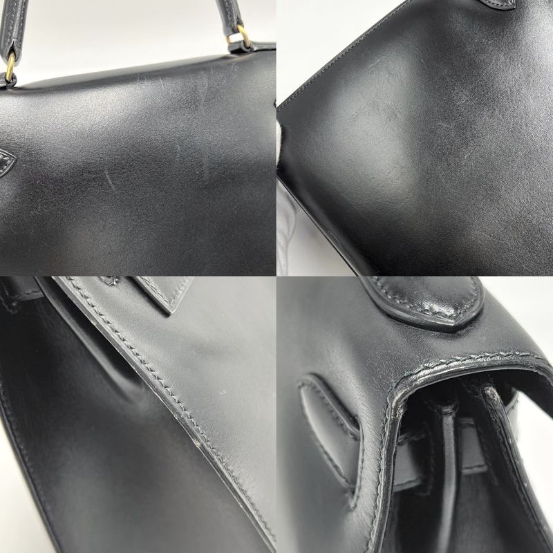 Hermes 2WAY Women's Kelly 28 Outside Sewing Handbag Shoulder Bag Hermes 〇U