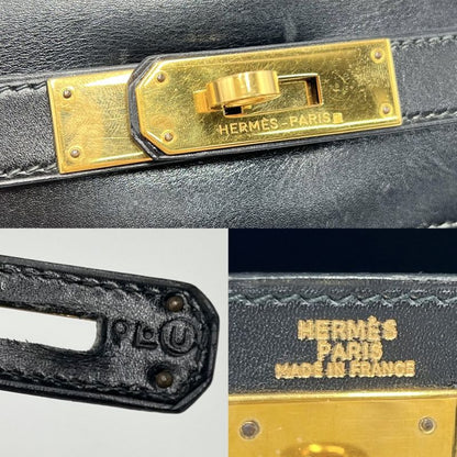 Hermes 2WAY Women's Kelly 28 Outside Sewing Handbag Shoulder Bag Hermes 〇U