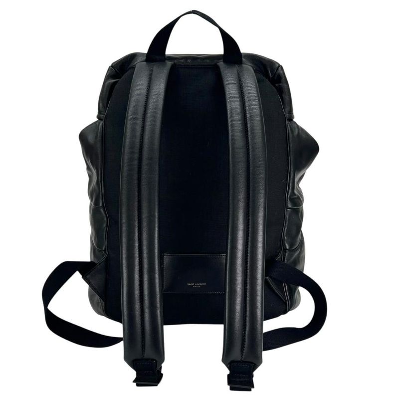 Saint Laurent Paris Rucksack Men's Backpack Saint Laurent Paris Leather Nylon