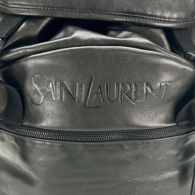 Saint Laurent Paris Rucksack Men's Backpack Saint Laurent Paris Leather Nylon