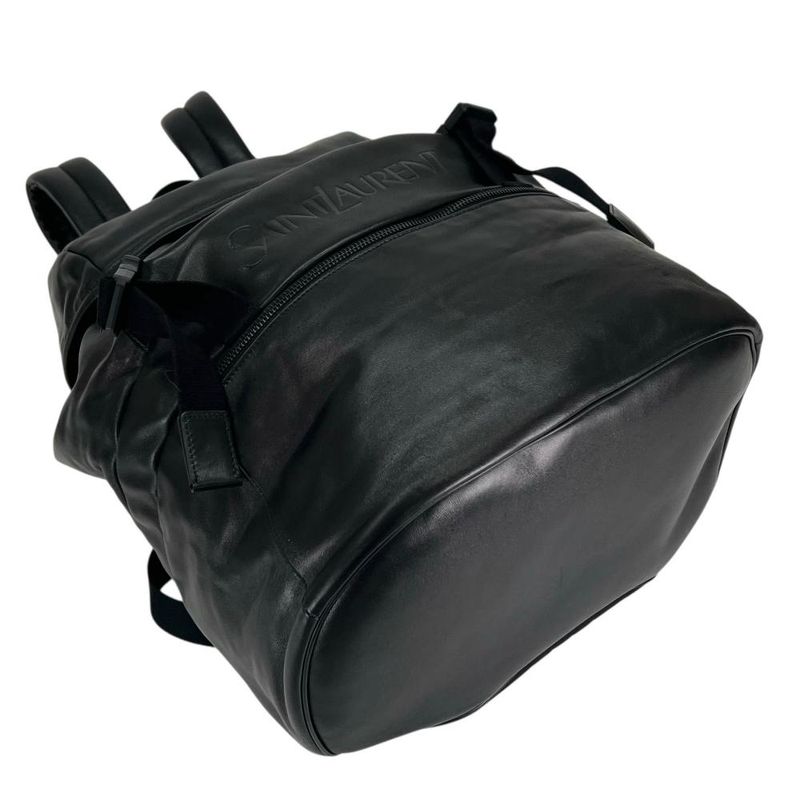 Saint Laurent Paris Rucksack Men's Backpack Saint Laurent Paris Leather Nylon