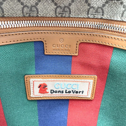 Gucci 2WAY Women's Web GG Medium Tote Bag Handbag Shoulder Bag Shoulder