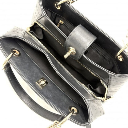 Chanel 2WAY Women's Chevron V Stitch Chain Shoulder Bag Handbag Coco Mark