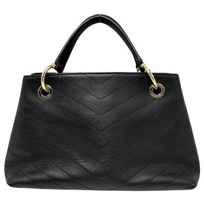 Chanel 2WAY Women's Chevron V Stitch Chain Shoulder Bag Handbag Coco Mark