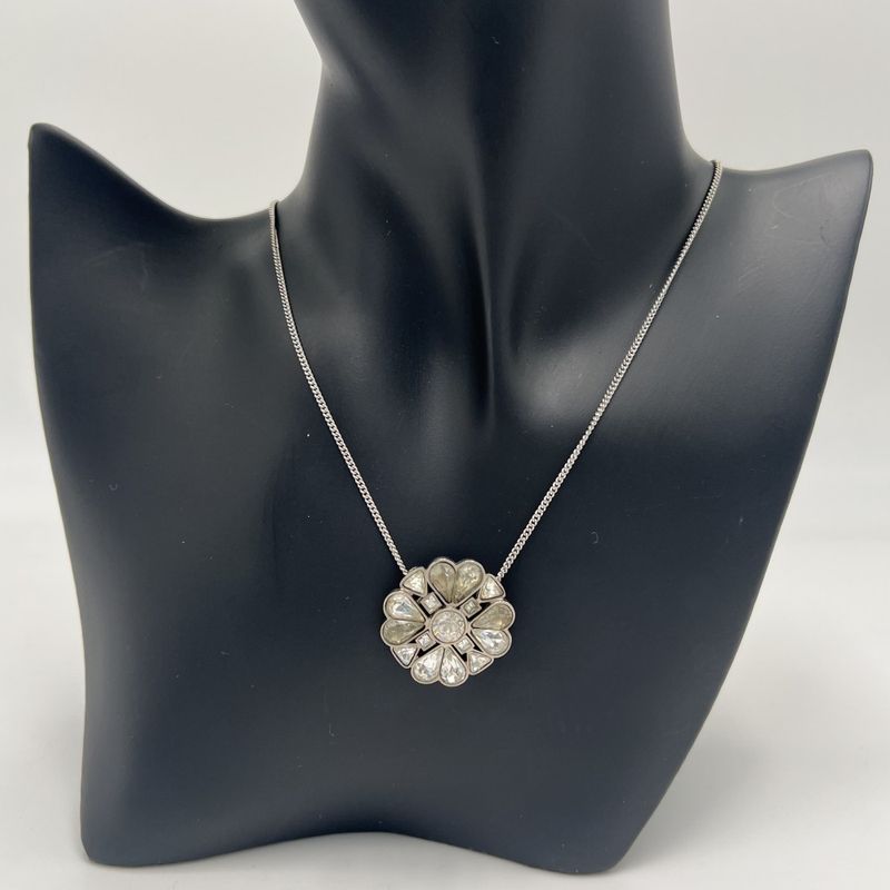 Chanel Necklace Women's Chain Coco Mark Accessories - Clover - Chanel Rhinestone
