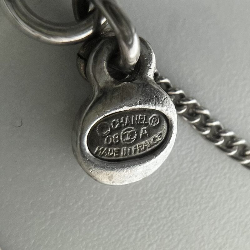 Chanel Necklace Women's Chain Coco Mark Accessories - Clover - Chanel Rhinestone