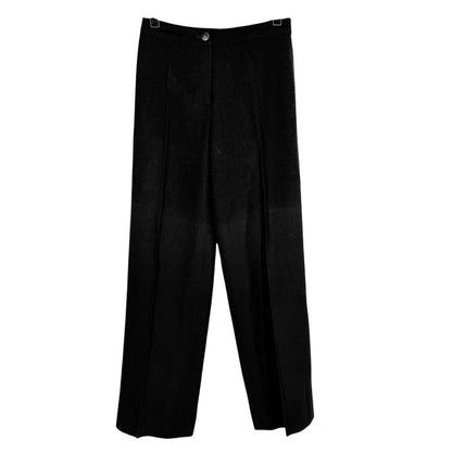 Chanel Setup Women's Pants Jacket Clothing Apparel Chanel 36 Black Wool Rayon