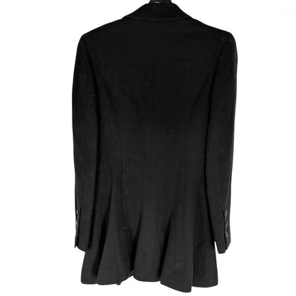Chanel Setup Women's Pants Jacket Clothing Apparel Chanel 36 Black Wool Rayon