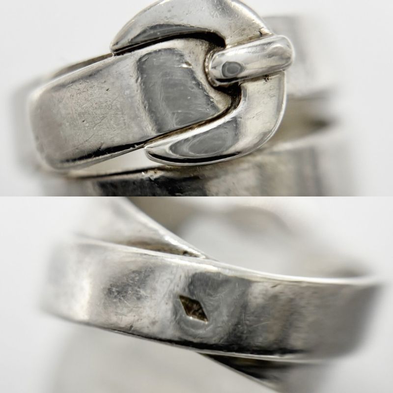 Hermes Ring Unisex Double Tru-ring Belt Accessory- Jewelry- Small Item 49 Size