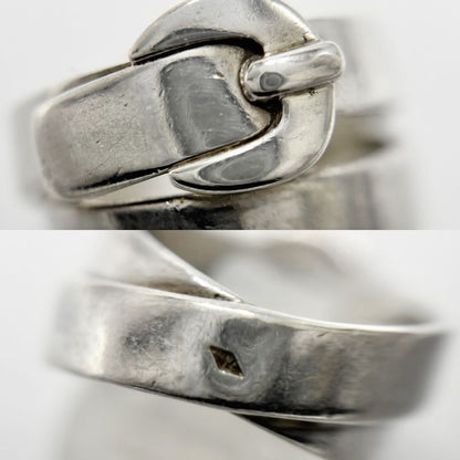 Hermes Ring Unisex Double Tru-ring Belt Accessory- Jewelry- Small Item 49 Size