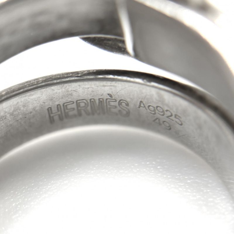 Hermes Ring Unisex Double Tru-ring Belt Accessory- Jewelry- Small Item 49 Size