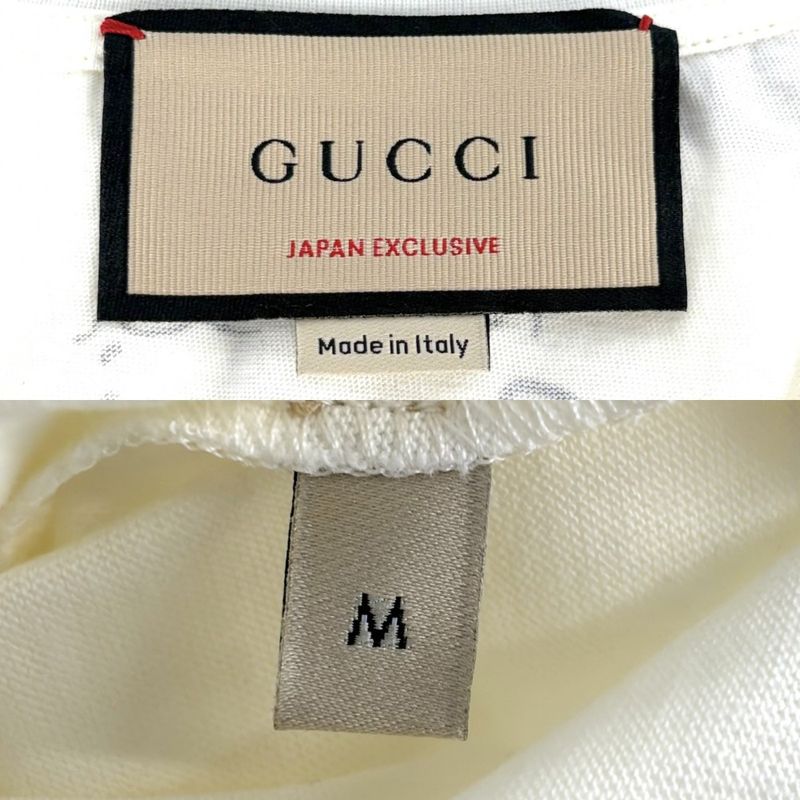 Gucci Short Sleeve T-shirt Men's Yuko Higuchi Logo Print Crew Neck T-shirt Tops