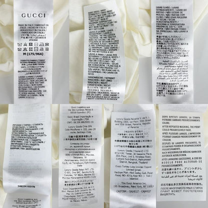 Gucci Short Sleeve T-shirt Men's Yuko Higuchi Logo Print Crew Neck T-shirt Tops