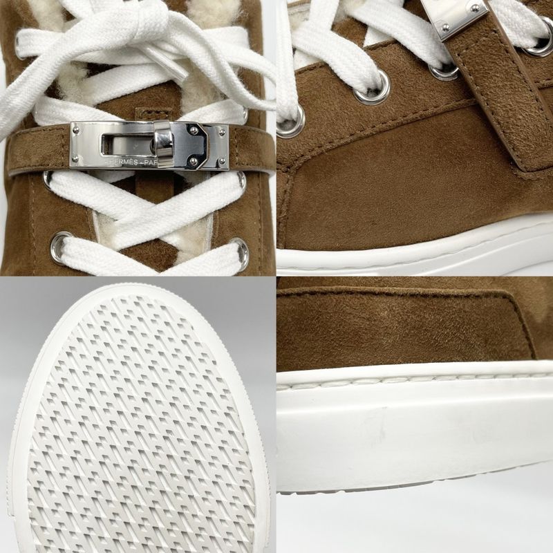Hermes Sneakers Women's Kelly Buckle Day Fashion Item Shoes Size 36 Approx 23cm