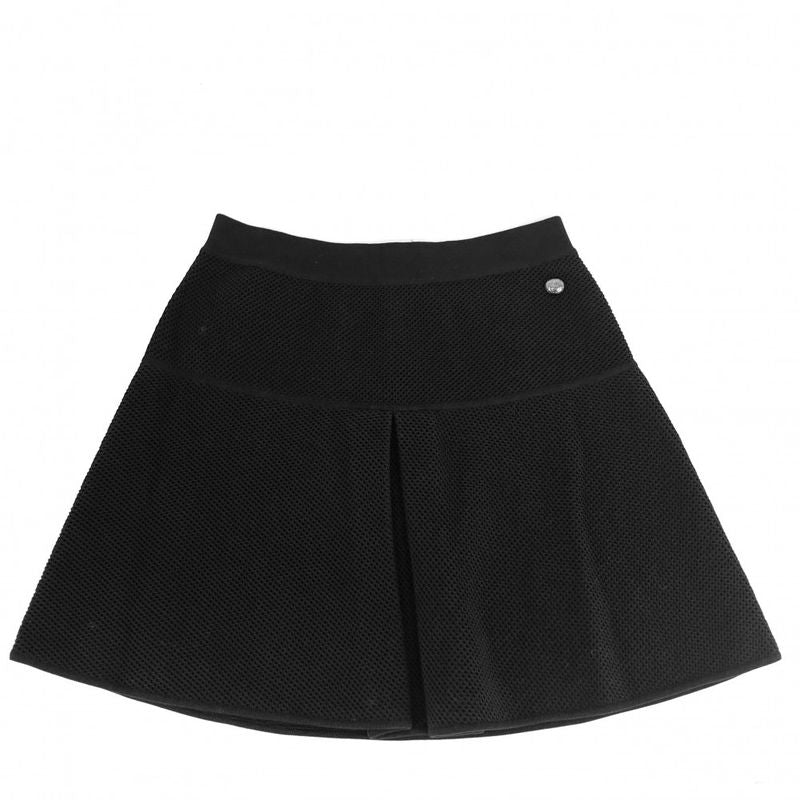 Chanel Setup Women's Apparel Clothes Tank Top Mini Skirt Mesh Chanel 40 Black
