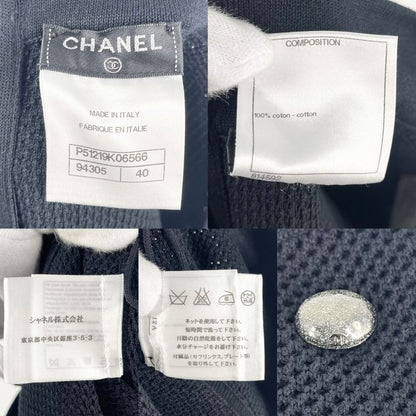 Chanel Setup Women's Apparel Clothes Tank Top Mini Skirt Mesh Chanel 40 Black