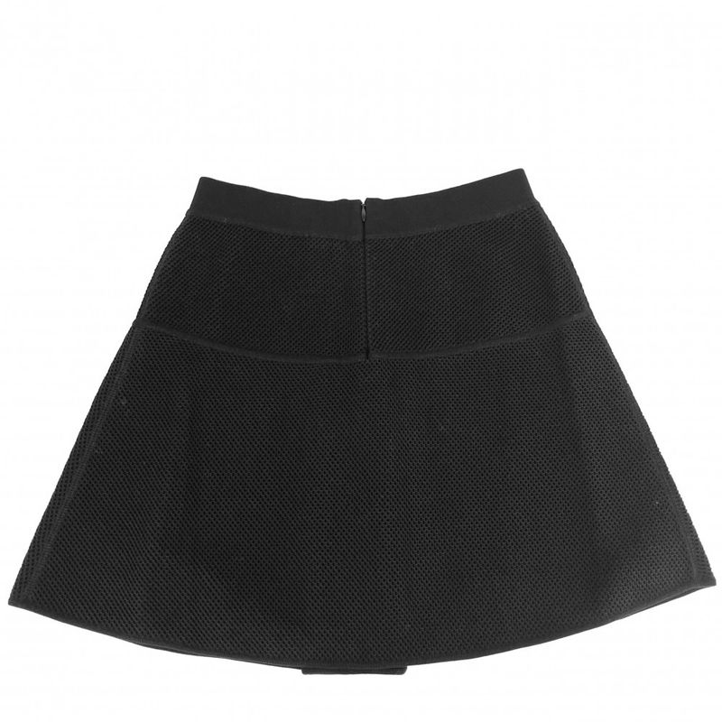 Chanel Setup Women's Apparel Clothes Tank Top Mini Skirt Mesh Chanel 40 Black