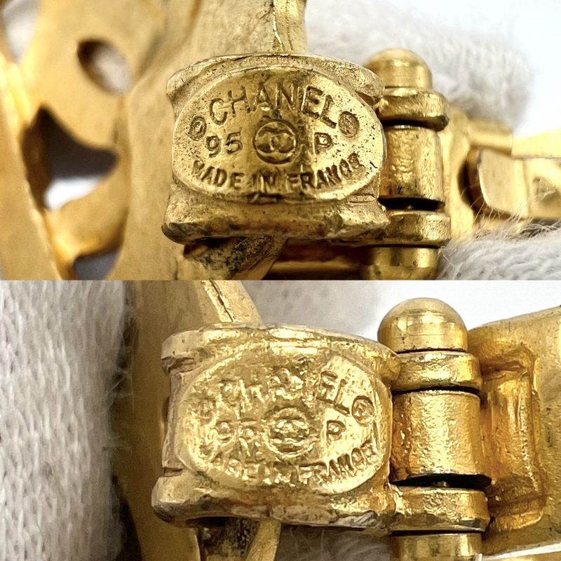 Chanel Earring Ladies Vintage Accessories - Coco Mark Coco Heart Chanel GP 95P