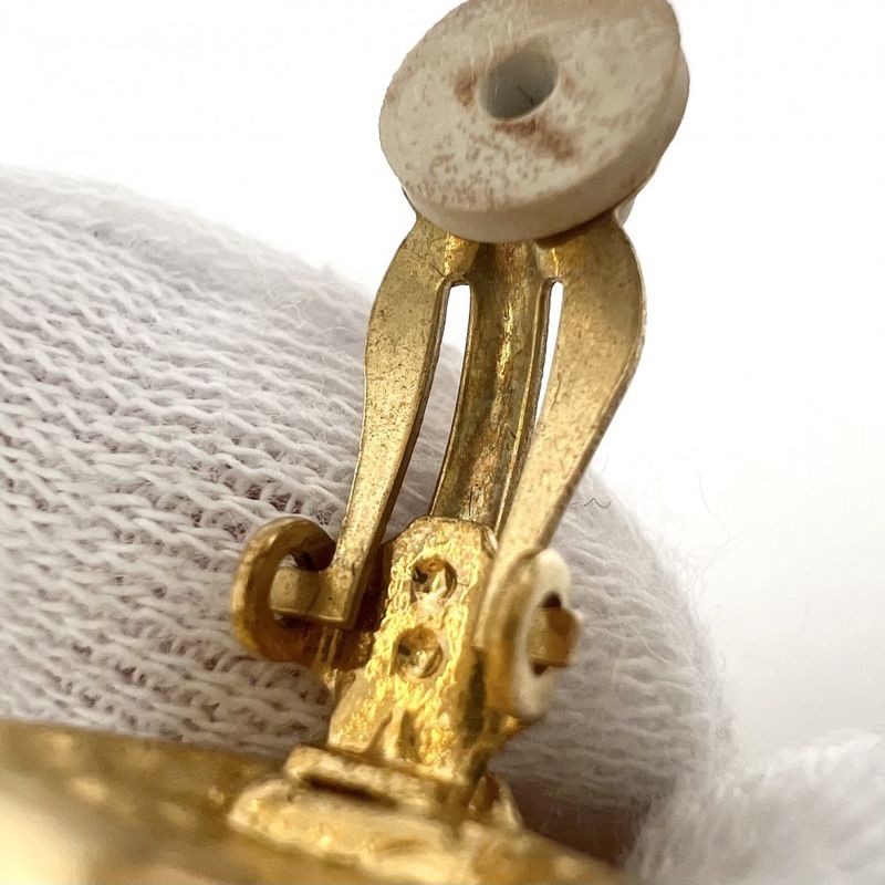 Chanel Earring Ladies Coco Mark Accessories Swing Vintage Chanel GP 95A Gold