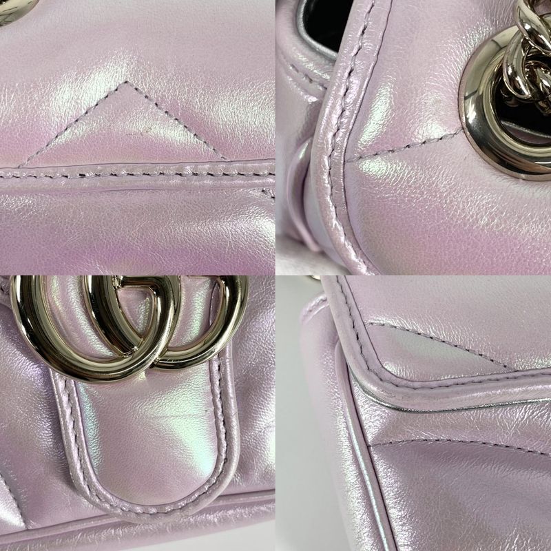 Gucci Shoulder Bag Women's Ggmarmont Quilted Small Chain Shoulder Crossbody